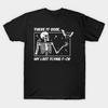 Men Black Print T-shirt There It Goes My Last Flying- Halloween Skeleton No-Cut Transfer Paper Print Cotton Tshirt