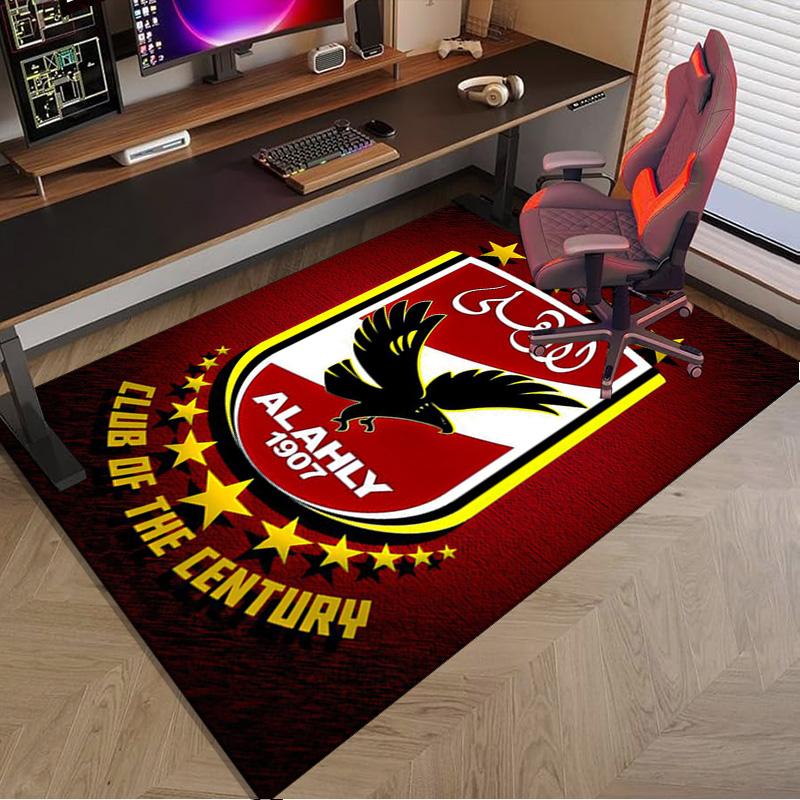 Ahly Football club Printed Area Rug for Office, Chair Rug, Decorative Carpet Floor Mat, Large Size Fan gifts Christmas gifts