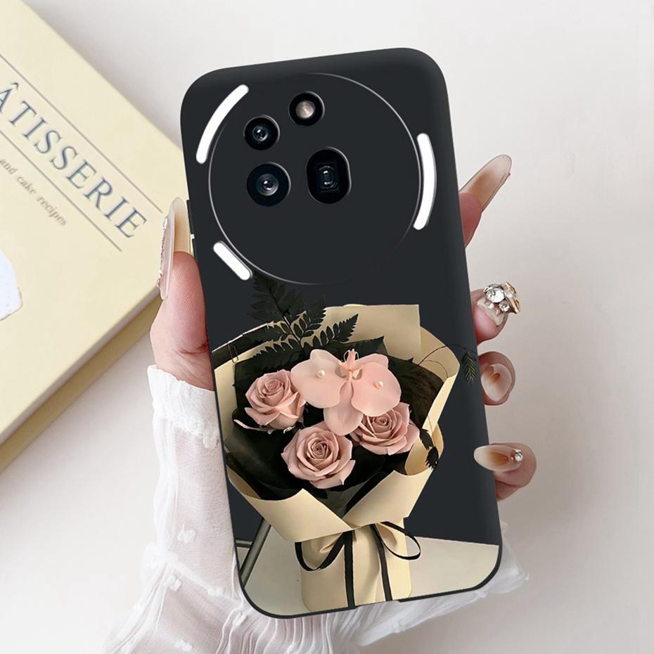 Fashion Painting Phone Case For Nothing Phone (3a) Pro Black Silicone Soft Cover For Nothing Phone3a 3a Pro Cases Bumpers