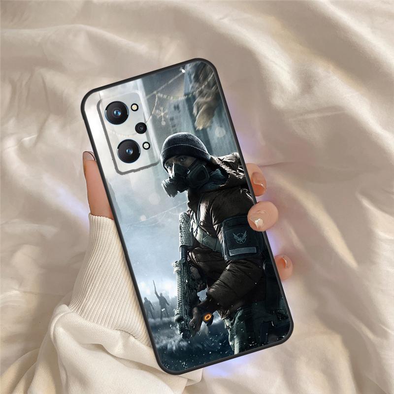 The Division 2 Case For Realme C71 C55 C67 C51 C75 C63 C61 C65 C53 C35 11 12 13 14 Pro Plus GT6 GT7 15 Pro