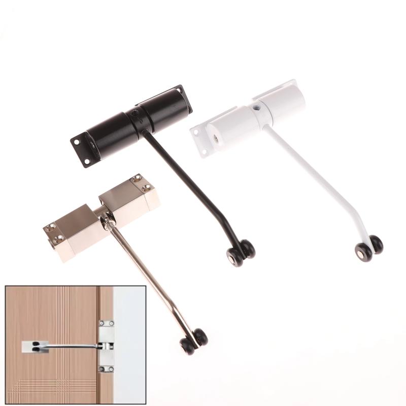 Durable Furniture Door Hardware Automatic Spring Door Closer Adjustable Door Closing Device Security Lock