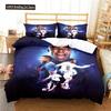 Fußballstar Kylian NR.10 Bettwäsche-Set Jungen Mädchen Twin Queen Size Bettbezug Kissenbezug Bett Erwachsene Heimtextilientextile