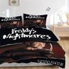 Custom Textile Nightmare Freddy Bedding 3 Piece Set HD Print Duvet Cover Pillowcases for Teens Adult Bedroom Decoration