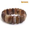 Natural 9 Color Botswana agate Stone Beads Bracelet Natural Gemstone Jewelry Bangle For man Woman For Gift Wholesale