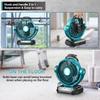 Indoor and Outdoor Construction Fan For Makita/Bosch 14.4V-18V Li-ion Battery AC/DC Power Tool Fan UK/US/EU Plug Brushless Motor