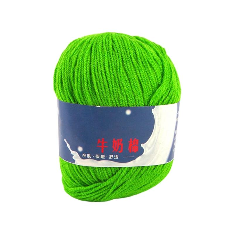 DIY Knitting Yarn Cotton Yarn Cream Hand Washable Knitted Yarn Easy To Store