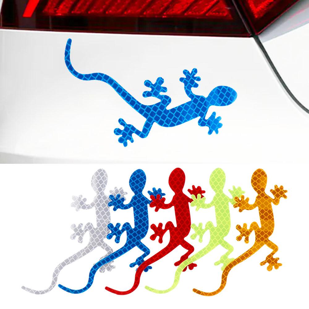 Car Products Gecko Strip Bumper Sticker Car Vinyl Decal Car Reflective Sticker Safety Warning Mark