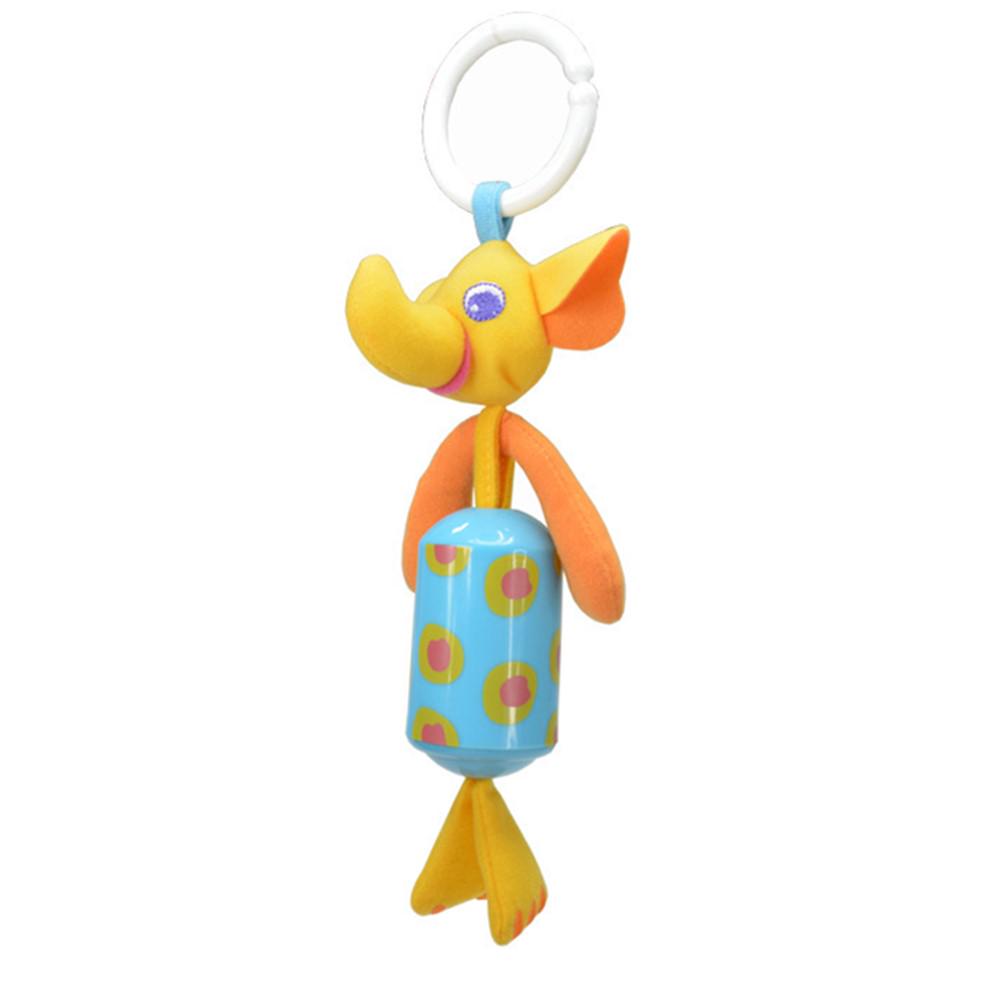 Cartoon Tier Rasseln Mobile Kaninchen Bär Plüsch Puppe Beschwichtigen Spielzeug Kinderwagen Hängen Spielzeug