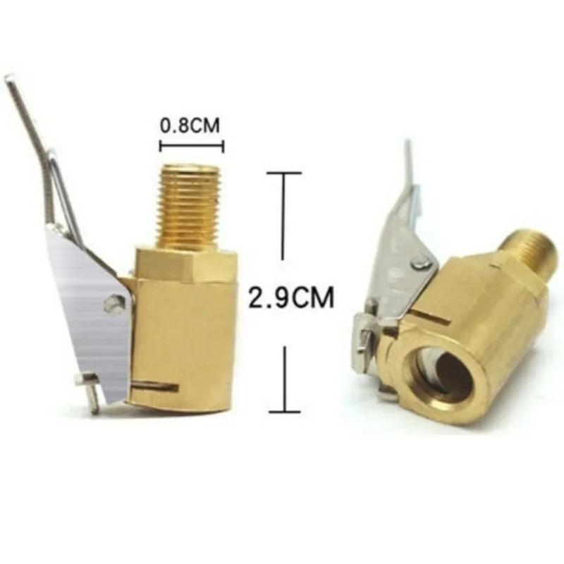 6/1pcs Tire Pump Nozzle Car Iatable Quick Connector Air Pump Thread Nozzle Car Tire Inflator Compressor Deflated Valve Adapter