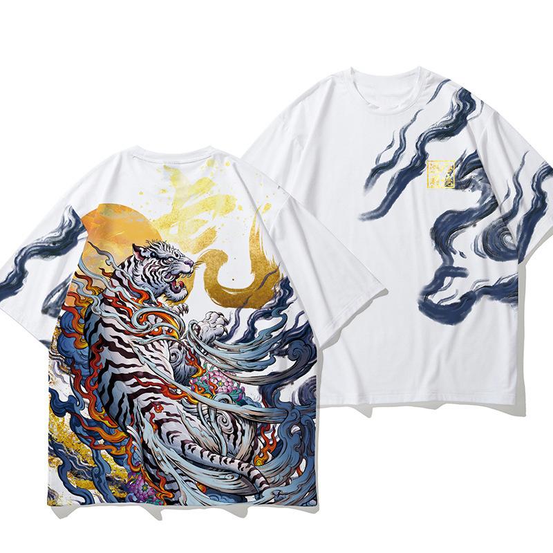 Summer T-shirt 3D Cartoon Animation Printed T-shirt Short Sleeved T-shirt Top
