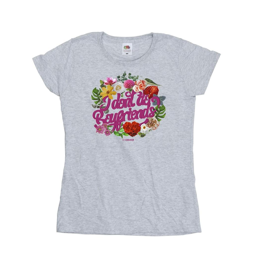 Netflix Womens/Ladies Sex Education I Dont Do Boyfriends Cotton T-Shirt