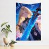 Fleurdelys Anime Game WWuthering Waves Tapestry Room Decor Wall Cloth Party Hanging Background Room Decor Baby Room