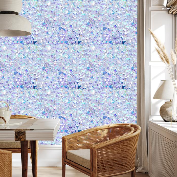 Iridescent glitter wallpaper in blue and azure for the living room and bedroom 50x1000