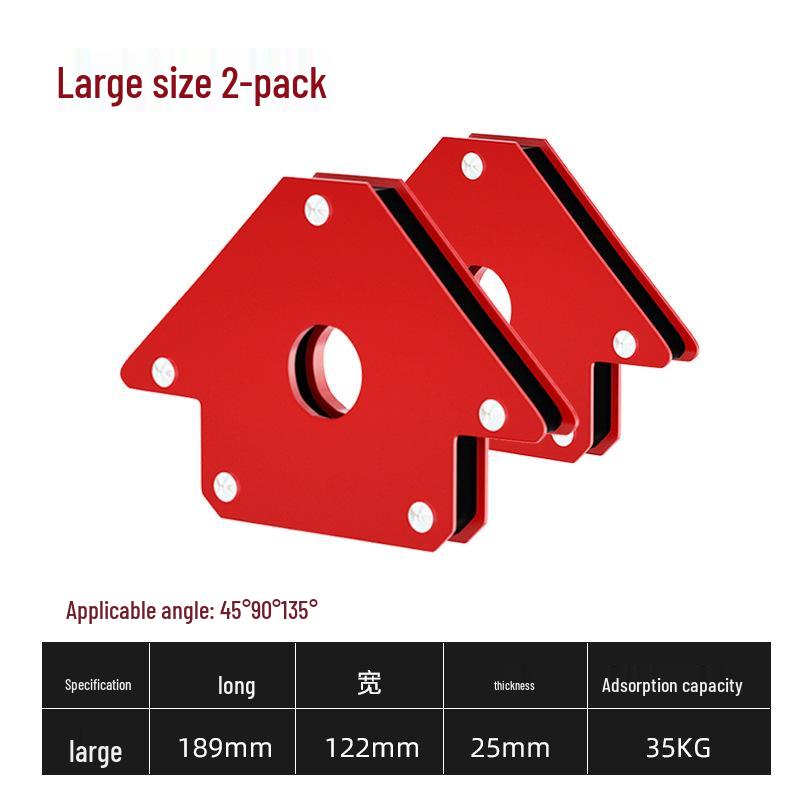 90° Electric Welding Magnet Fixture - Strong Magnetic Angle Locator