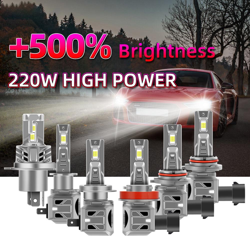 

Roadsun LED Headlight Bulbs 30000LM 6000K White 9005/HB3 9006/HB4 headlight Lamp high Bright Driving headLights h1 h4 h7 h11 H1