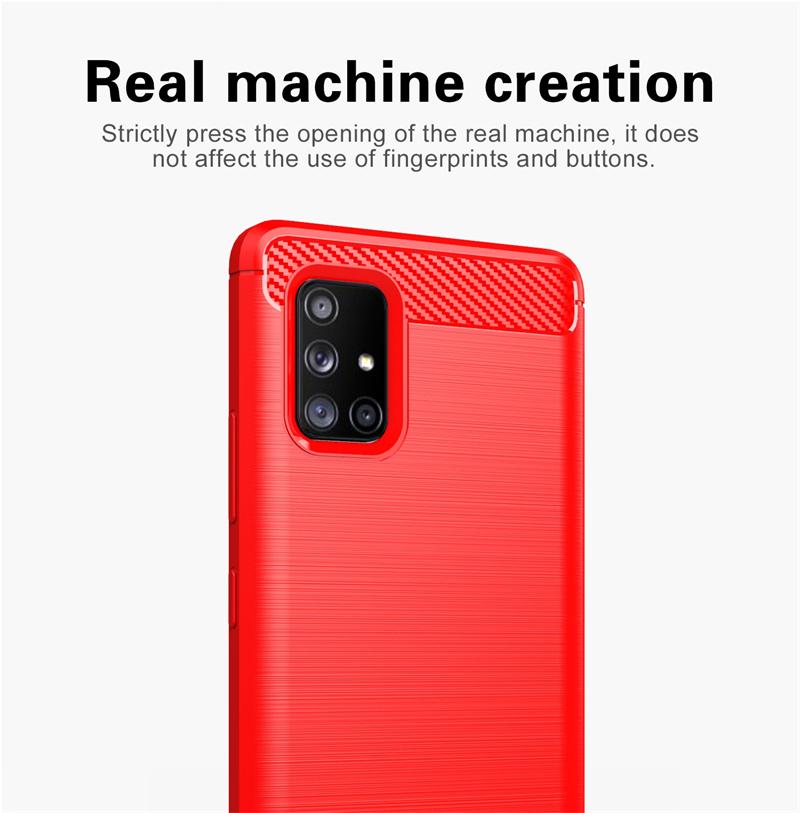 For Cover Samsung Galaxy A71 5G Case For Samsung A71 5G Capas Back Shockproof Bumper Soft TPU For Cover Samsung A71 5G Fundas