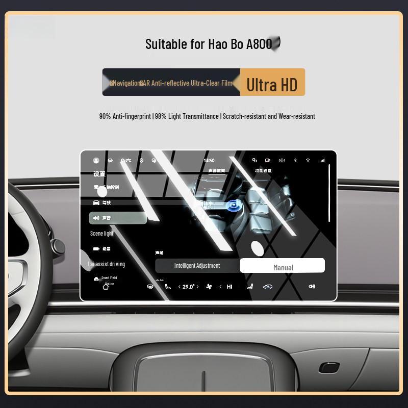 GAC AION V800 Central Control Screen Protection Film for Interior Decoration