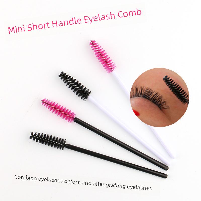 Round Head Eyelash & Eyebrow Spiral Comb Brush