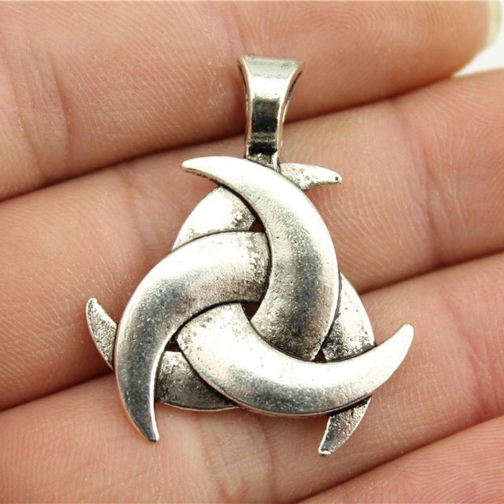 5pcs Triquetra Knot Symbols Triqueta Charms Pendants Antique Jewelry Making DIY Handmade Craft For Jewelry Making