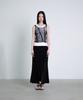 Deoaeteus Asymmetrical Incision Maxi Skirt_Black