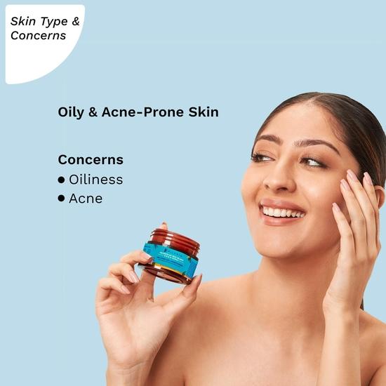 Gel hydratant coréen sans huile Pilgrim pour peaux grasses, à l'acide hyaluronique et aux extraits d'écorce de saule | Hydratant visage | Hommes et femmes | 50 g