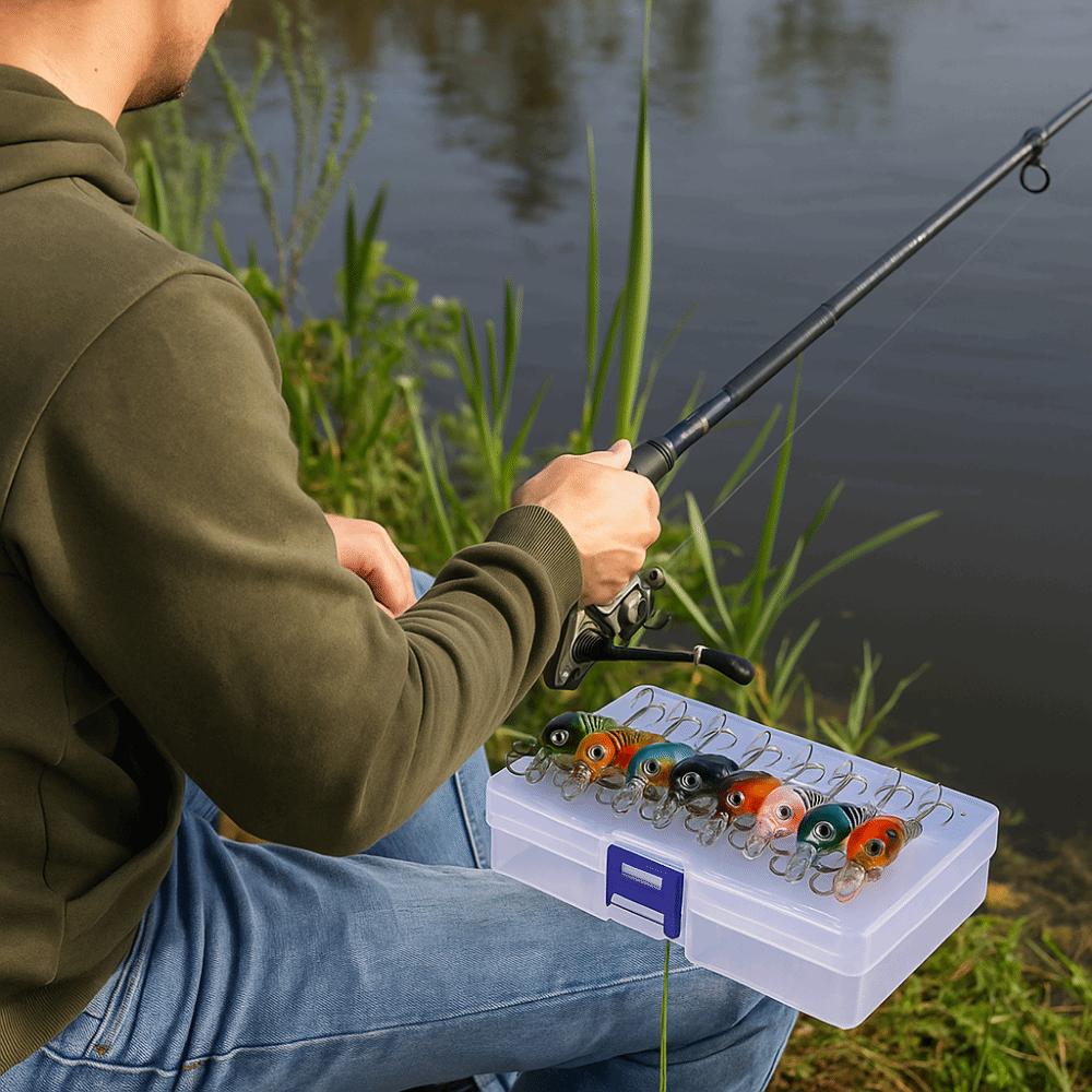 8Pcs/Box Micro Hard Bait Fishing Lure Floating Topwater Fishing Bait  Saltwater Fishing
