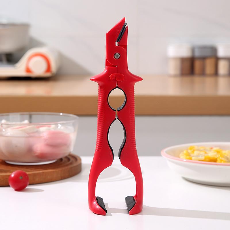 3-in-1 Multifunctional Bowl Clip Opener Anti-Scald Non-Slip Kitchen Plate Tongs for Steamer Daily Cooking Use