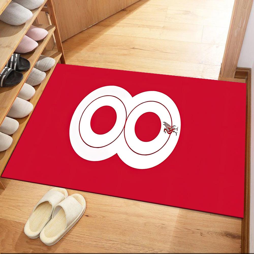 Liverpool Football Club Floor Mat Design For Playrooms Balcony Decorate Room Dormitory Antislip Rug Anime Office Decor Perfect Gift For Womenmen