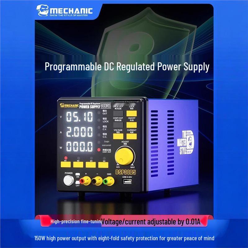Precision Adjustable DC Power Supply for Mobile Phone Testing and Repair