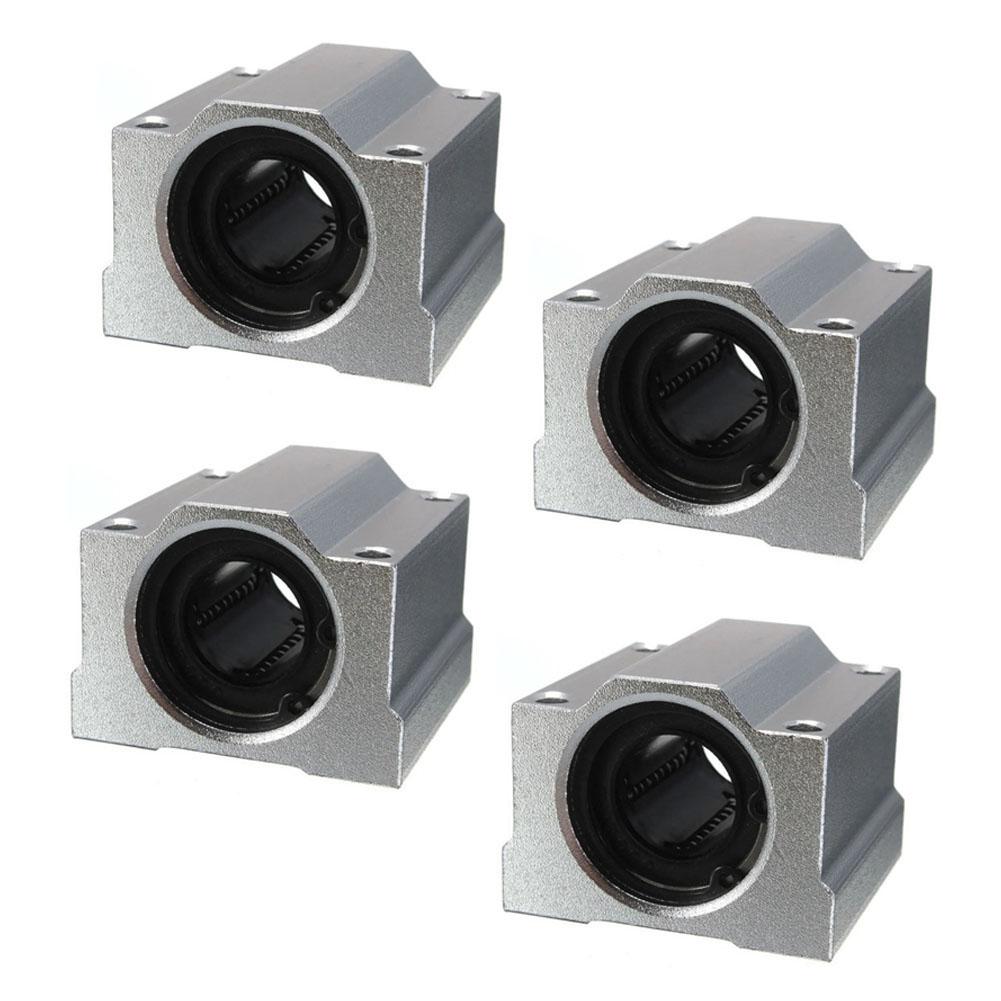 4 Pack SCS12UU 12mm Linear Motion Ball Bearing Slide Blocks For CNC 3D Printers High-selling Tool Accessories