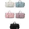 Large Capacity Lightweight Nylon Travel Bag With Shoe Compartment For