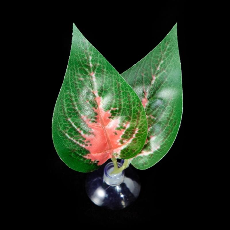 Betta Fish Leaf Bed Simulation Leaf Hammock Bed Rest Habitats Fishtanks Spawning Grounds Suction Cup Leaf Resting Bed