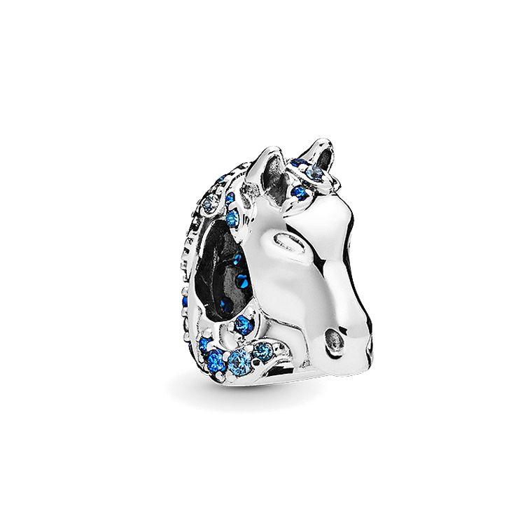 Pandora Frozen Little Pony Nokk Charm Unisex Charm 798454C01 Blue
