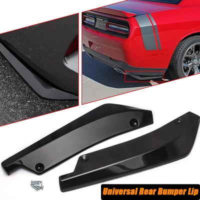 2PCS Universal Hintere Stoßstange Lip Diffusor Splitter Canard Schutz Für BMW X1 X3 X4 X5 X6 F30 F35 F10 f18 F80 F82 E36 E38