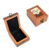 Bracelet Necklace Wooden Jewelry Box Earrings Rings Vintage Trinket Case  Dust-proof