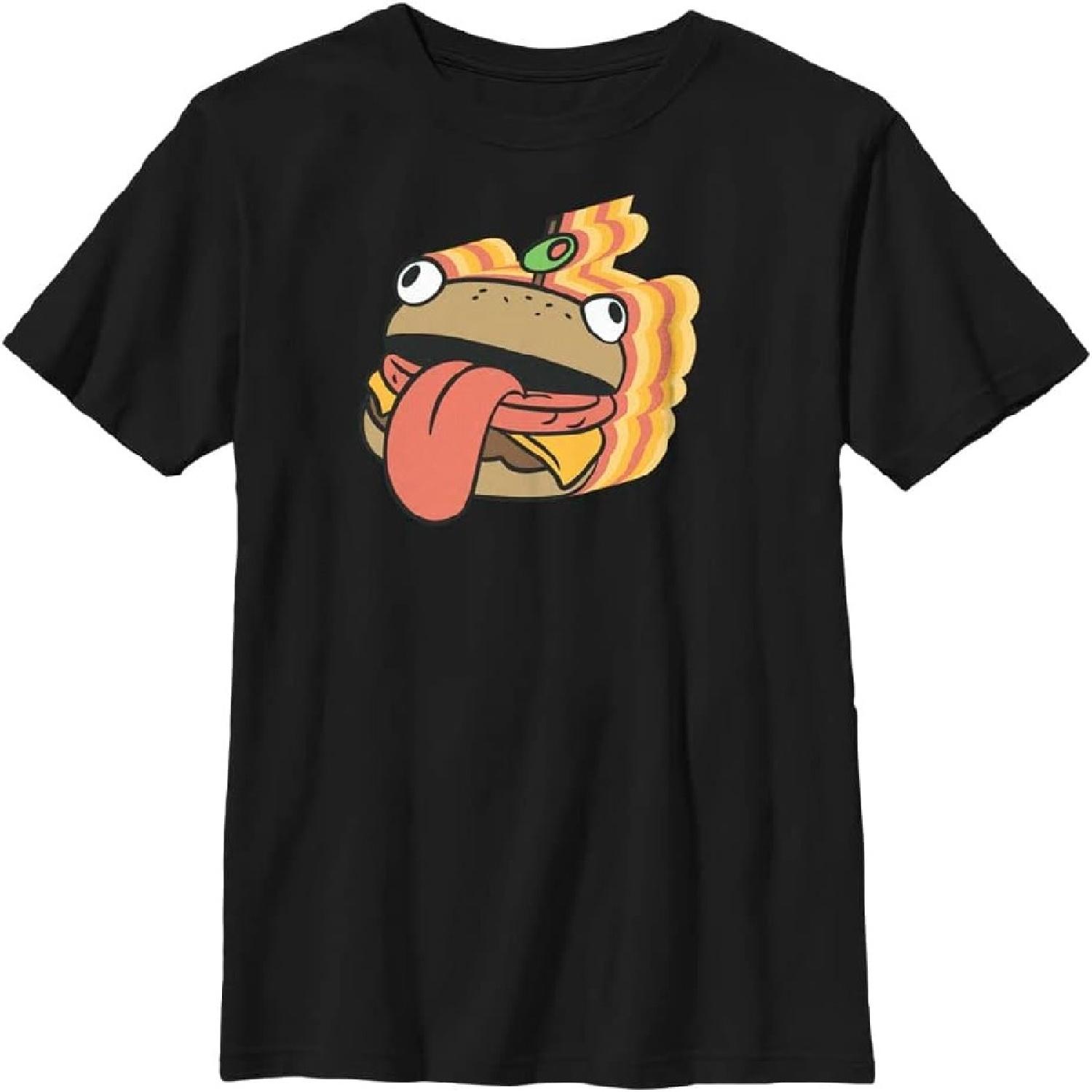 

Пятый Солнечный Детский Fortnite Durr Burger Drop Футболка с коротким рукавом для мальчиков XXXXXL чёрный