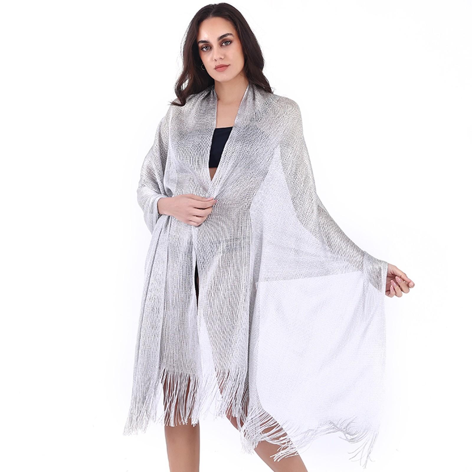 

Women s Fashion Beach Solid Color Loose Beach Dress Patchwork Hollow Cover Up One Size серебряный