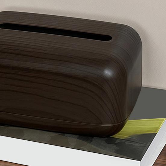 Tissue Box Cover Large Capacity Easy To Use Spring-loaded Universal Decorative Cube Facial Tissue Holder Paper Dispenser