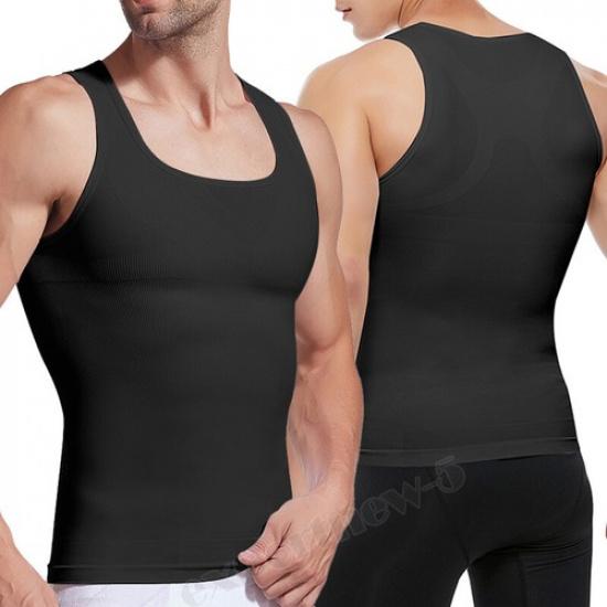 Fajas Colombianas para Hombres Men Compression Body Shaper Abdomen Control Tank S