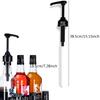 Kaffee 1 Liter Spender Siruppumpe Schwarzer Flüssigkeitsspender für Sirup 10 ml Saftflasche Spenderpumpe