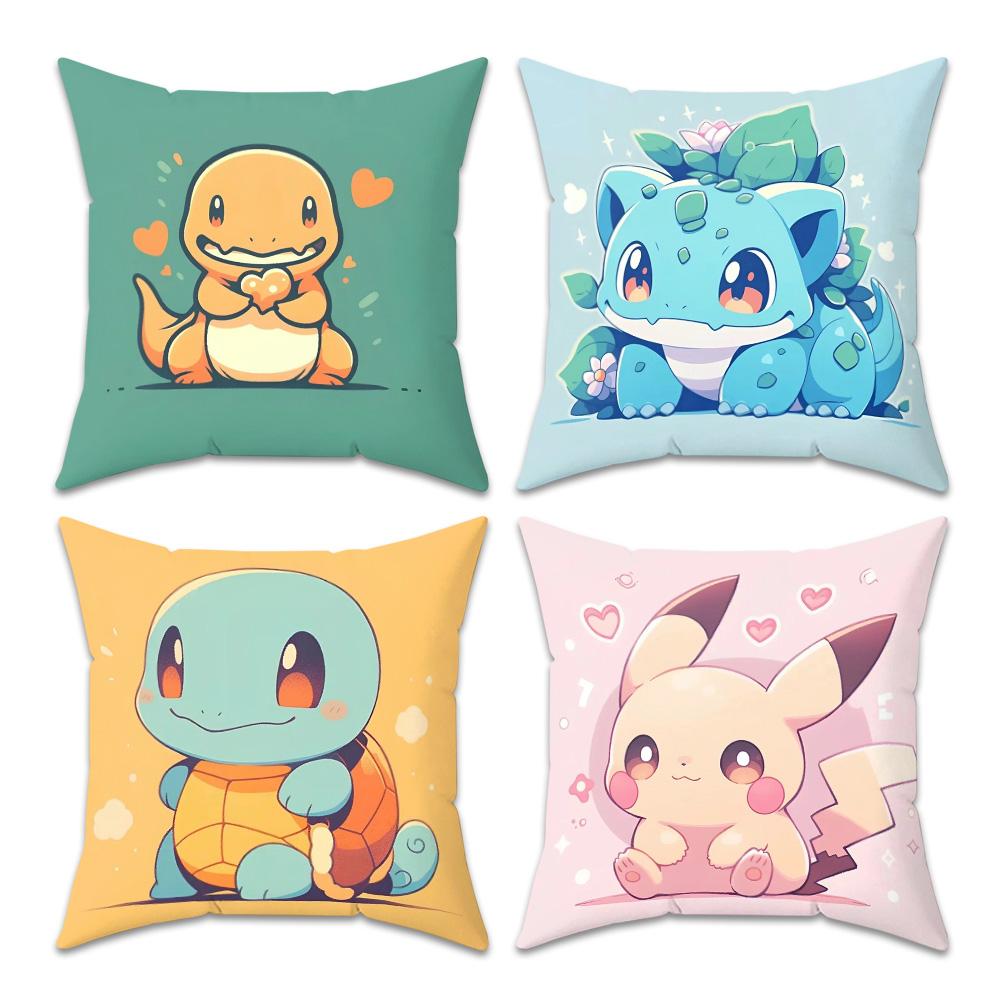 Couch Pillows For Bedroom Cushion Cover Room Decorating Items Decorative Pillowcase Decor 40X40 Pillow Case Pokmon Cushions Bed