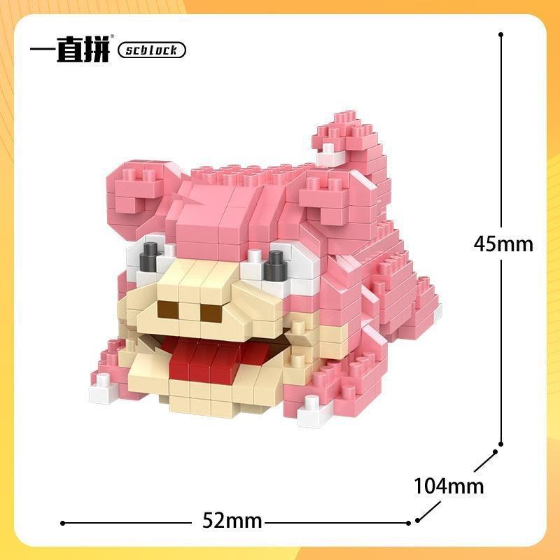 Pokemon Building Blocks Small Cartoon Mini Block Pikachu Charizard Eevee Mewtwo Anime Assemble Action Model Dolls Boys Toys