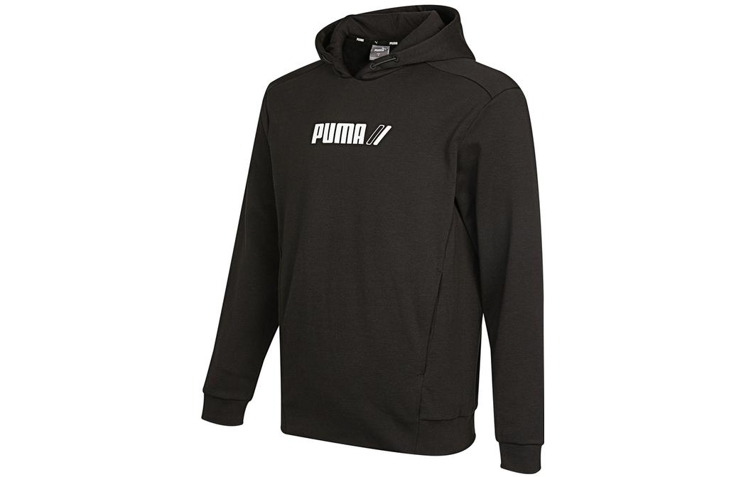 PUMA Sweatshirts Men s Black Hooded Moderate Regular 846547-01 S