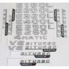 Chrome Letters E200 E220 E250 Symbols E260 E280 E300 E320 E350 E400 E450 E500 E550 4MATIC Emblems for Benz W212 W213 Badges