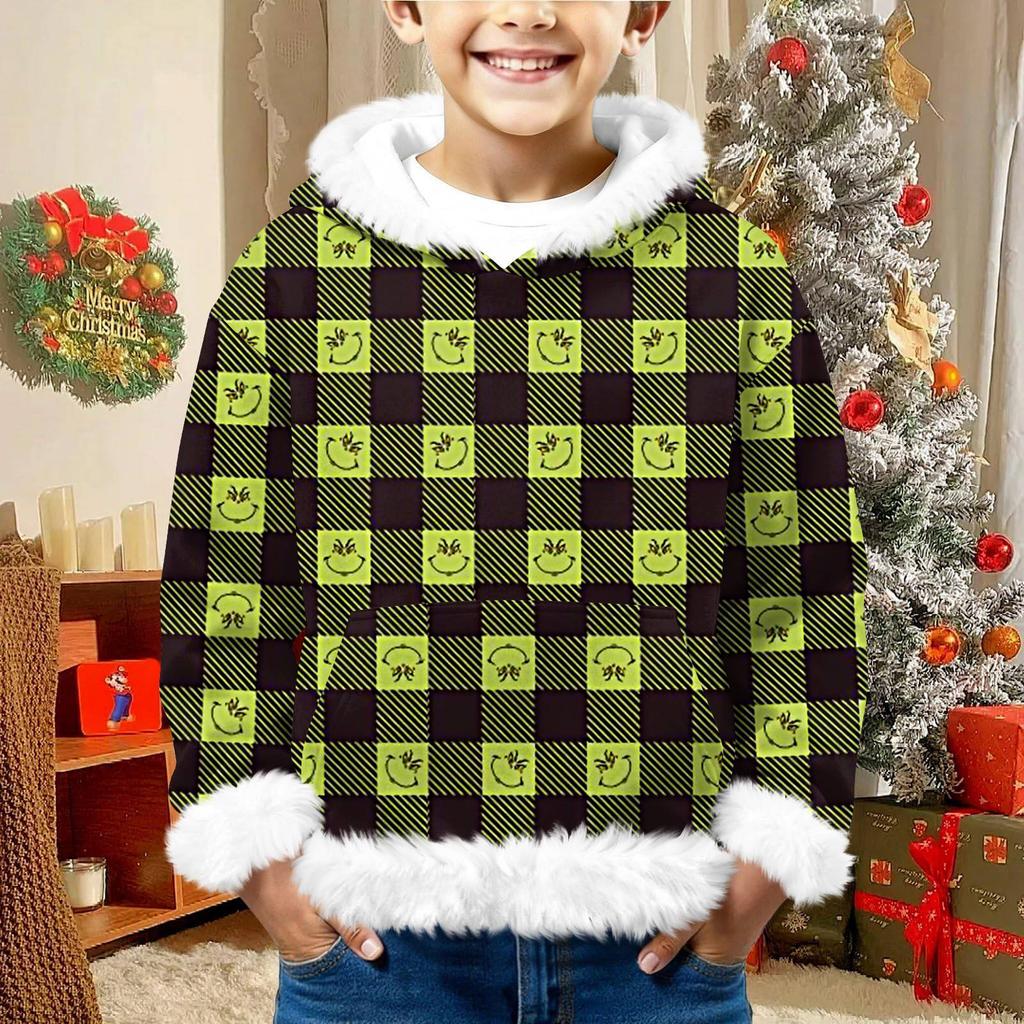 Children's Sweatshirt Girls Boys Long Sleeve Lightweight Casual Hoodie Loose Comfortable  Sweatshirt