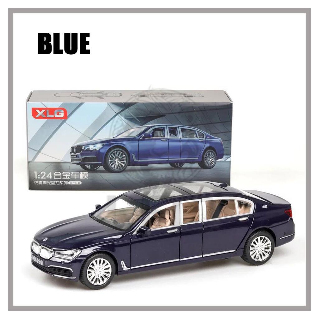 Clearance SalesKLT 1:24 BMW 760 Diecast Alloy Model Car for Kids Toys for Boys Toys for Kids Cars Toys