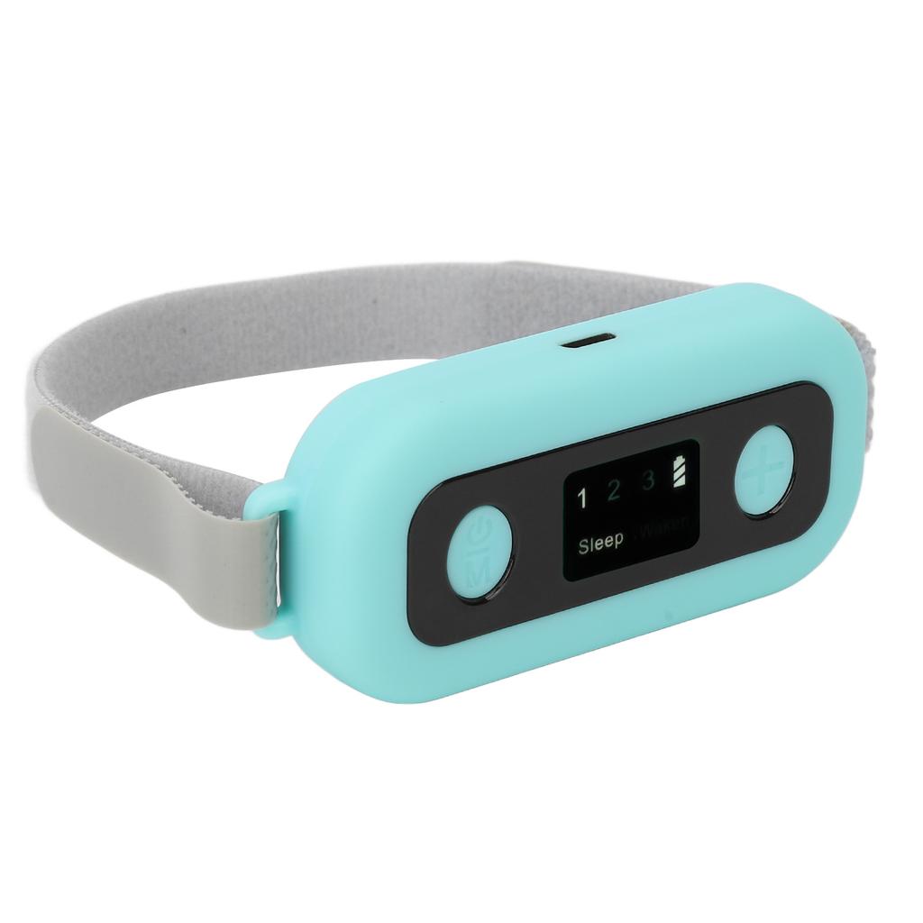 Sleep Instrument Smart Portable Light Weight Microcurrent Physics Handheld Sleep Device for Home Office School Green