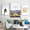Nordic Landscape Canvas Paintings Modern Lighthouse Road Poster Wall Decoration Mountain Pictures for Home Design Room Decor