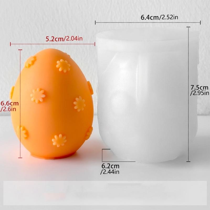 Easter Eggs Silicone Molds Heat Resistant Food Grade Silicone Baking Mould for Epoxy Resin Making Candle Soap Chocolate