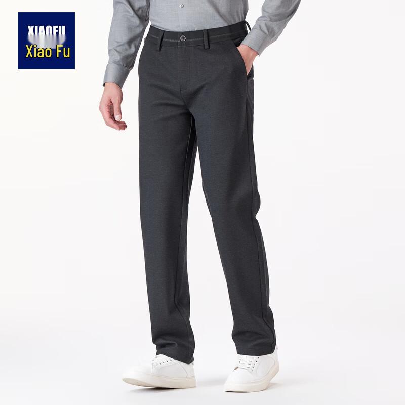 

Xiaofu Men s Easy Care Straight Leg Business Casual Pants 35